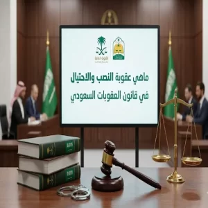 ماهي عقوبة النصب والاحتيال في قانون العقوبات السعودي