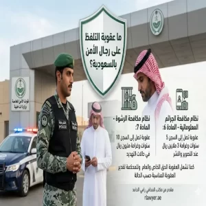 ما عقوبة التلفظ على رجال الأمن بالسعودية 1 ما عقوبة التلفظ على رجال الأمن بالسعودية