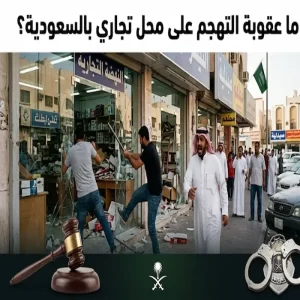 ما عقوبة التهجم على محل تجاري بالسعودية