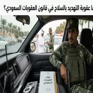 ما عقوبة التهديد بالسلاح في قانون العقوبات السعودي