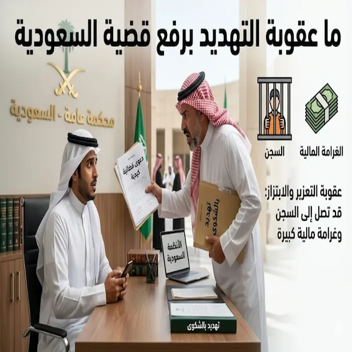 ما عقوبة التهديد برفع قضية السعودية 5 ما عقوبة التهديد برفع قضية السعودية