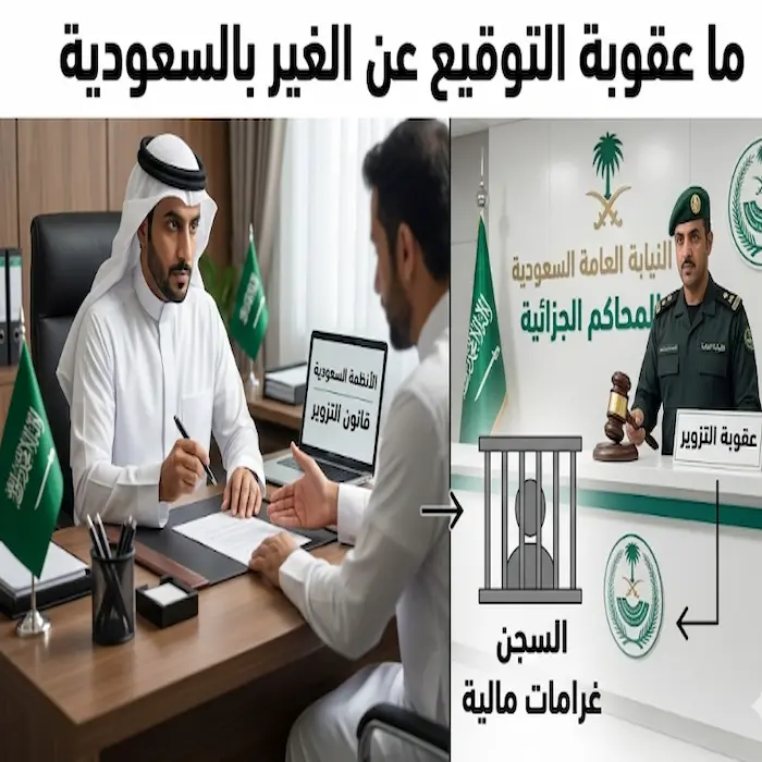 ما عقوبة التوقيع عن الغير بالسعودية