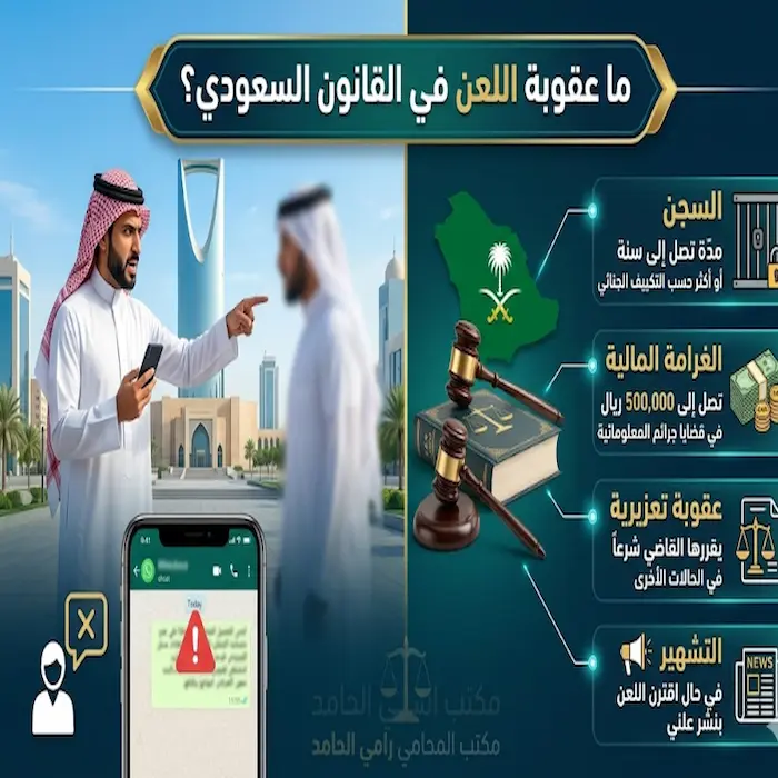ما عقوبة اللعن في القانون السعودي