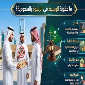ما عقوبة الوسيط في الرشوة بالسعودية