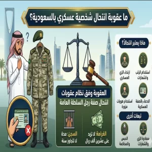 ما عقوبة انتحال شخصية عسكري بالسعودية