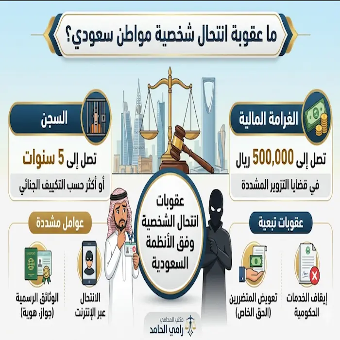 ما عقوبة انتحال شخصية مواطن سعودي