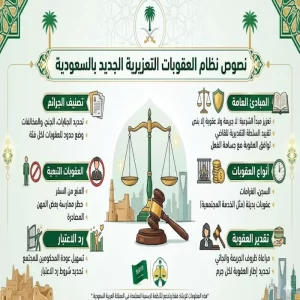 نصوص نظام العقوبات التعزيرية الجديد بالسعودية