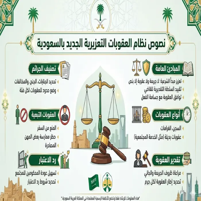 نصوص نظام العقوبات التعزيرية الجديد بالسعودية 1 نصوص نظام العقوبات التعزيرية الجديد بالسعودية
