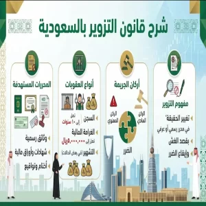 شرح قانون التزوير بالسعودية