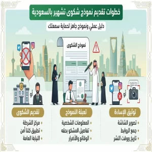 اريد نموذج شكوى تشهير ضد شخص يشوه سمعتي بالسعودية