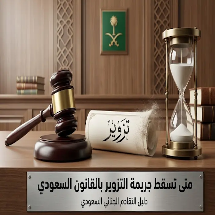 متى تسقط جريمة التزوير بالقانون السعودي
