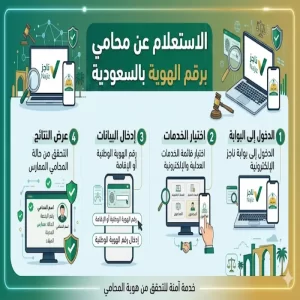 الاستعلام عن محامي برقم الهوية بالسعودية