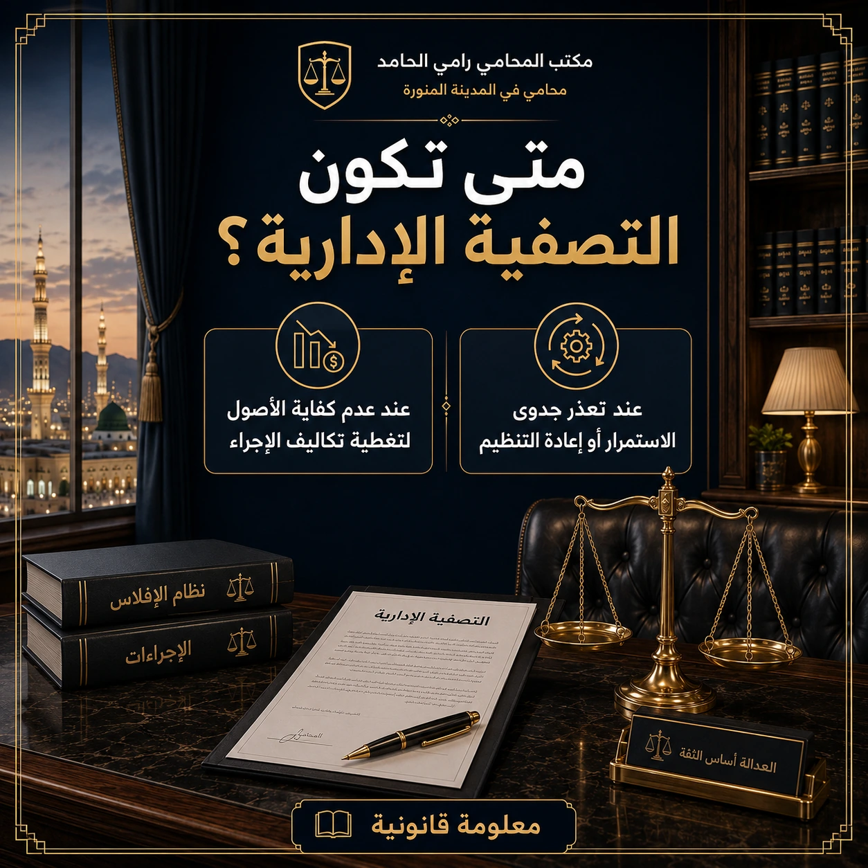 متى تكون التصفية الإدارية مناسبة نظاماً