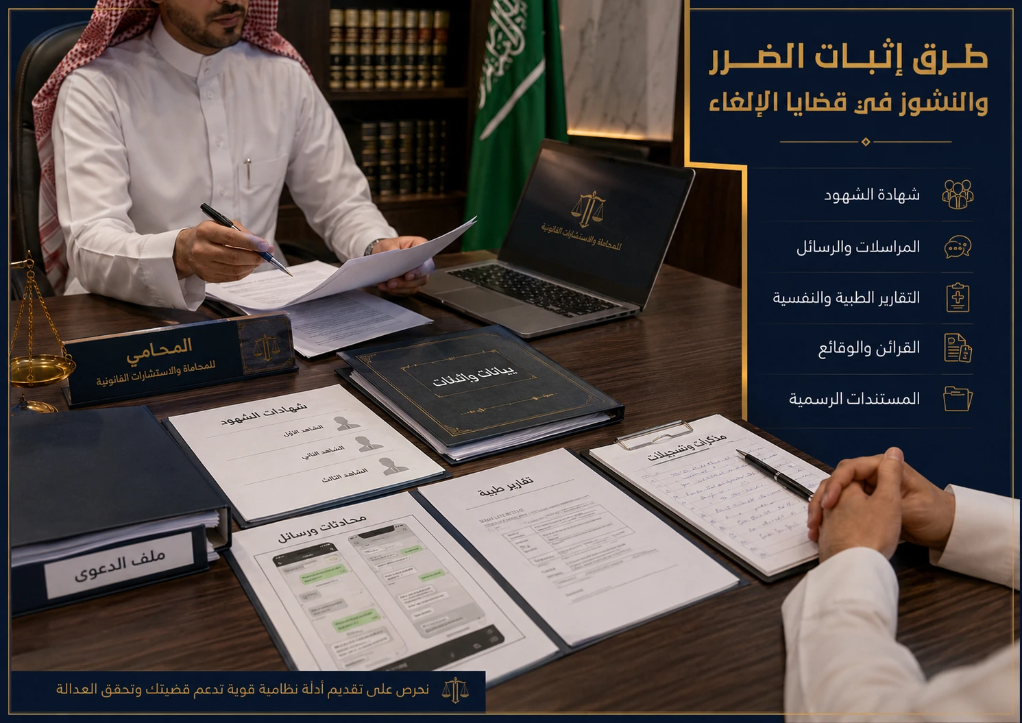 أسباب فسخ النكاح بعوض وبدون عوض بالسعودية 2 وسائل إثبات الضرر والشقاق في دعاوى فسخ النكاح بالسعودية