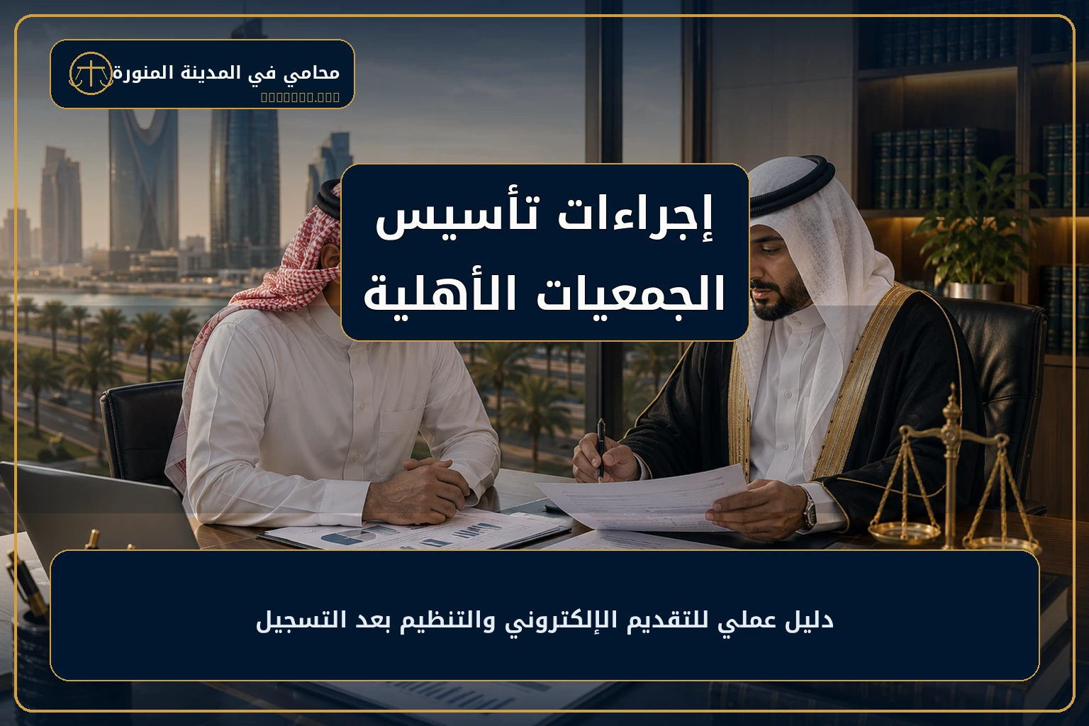 غلاف مقال إجراءات تأسيس الجمعيات الأهلية.
