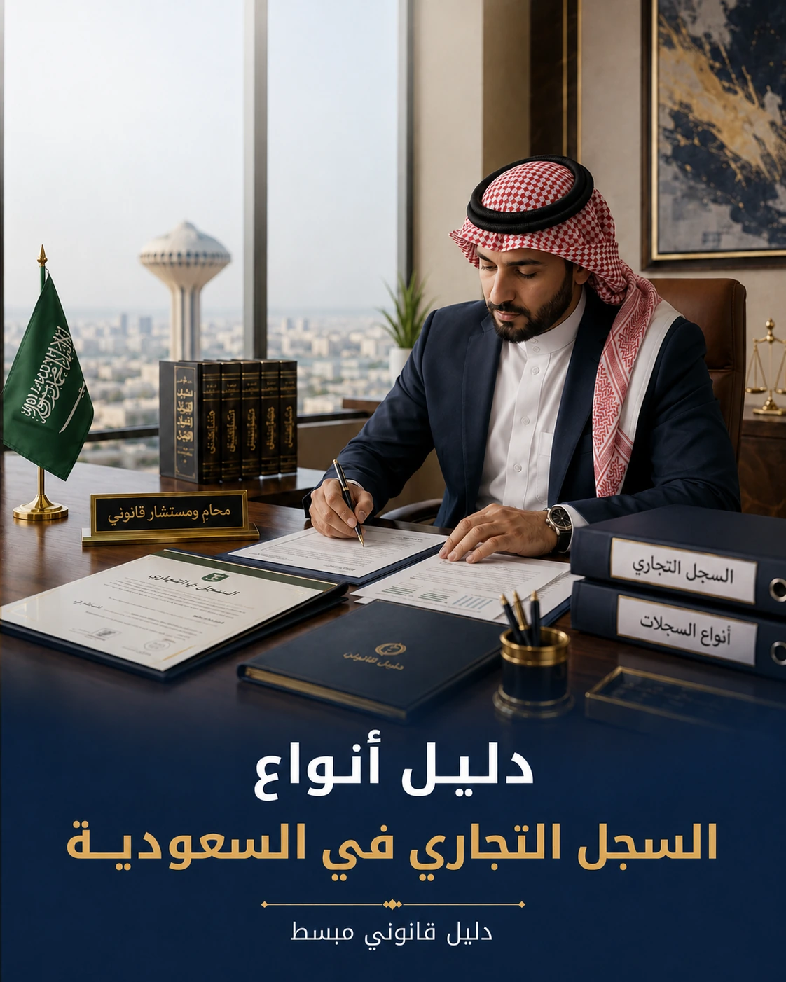 دليل أنواع السجل التجاري في السعودية 1 غلاف مقال دليل أنواع السجل التجاري في السعودية.