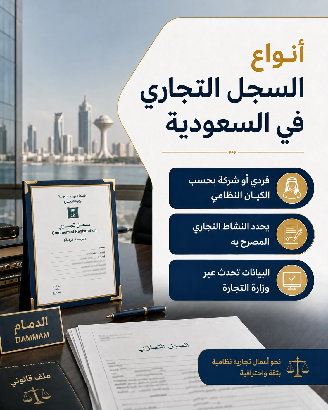 دليل أنواع السجل التجاري في السعودية 2 أبرز المعلومات المهمة قبل إصدار السجل التجاري.