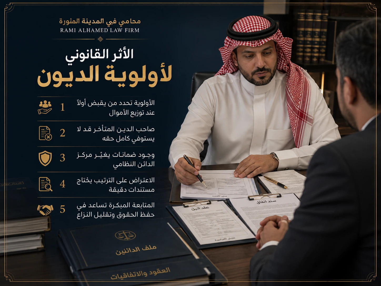 الأثر القانوني لأولوية الديون وترتيب مطالبات الدائنين