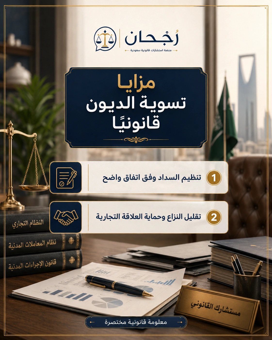 مزايا وعيوب تسوية الديون قانونيًا 2 أهم مزايا تسوية الديون قانونيًا