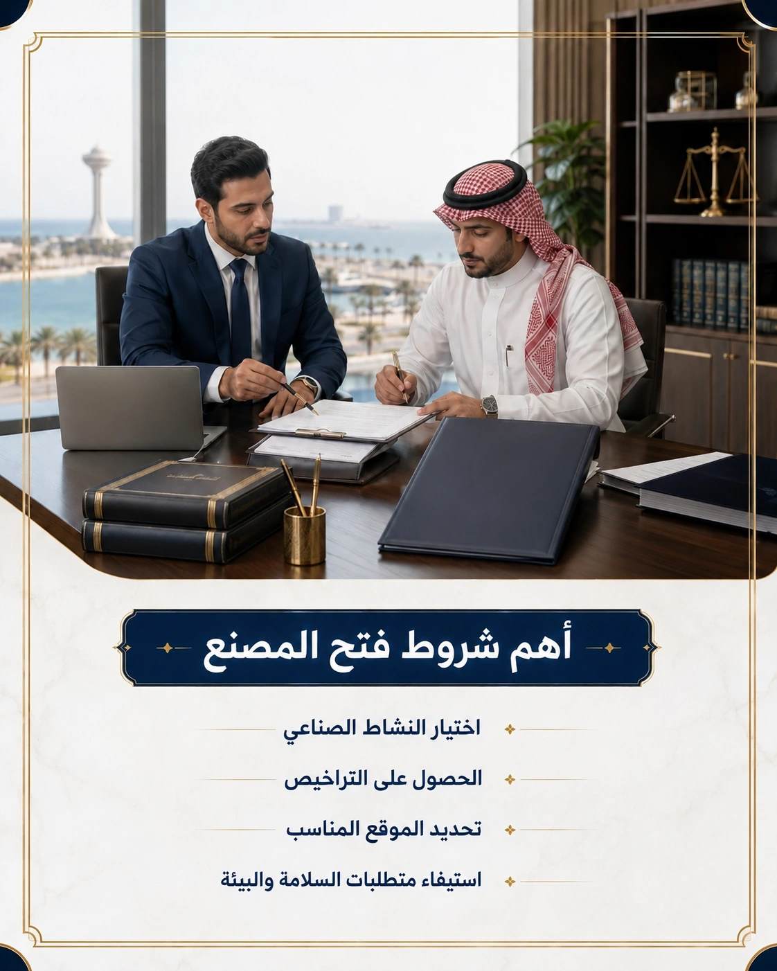 دليل شروط فتح مصنع في السعودية للمستثمرين 2 أهم شروط فتح مصنع في السعودية للمستثمرين.