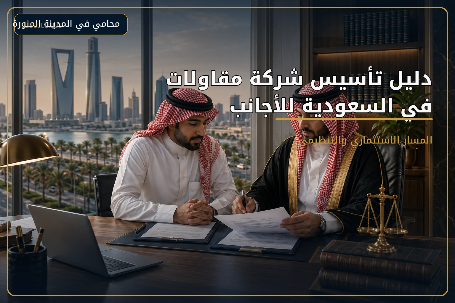 دليل تأسيس شركة مقاولات في السعودية للأجانب 1 غلاف مقال دليل تأسيس شركة مقاولات في السعودية للأجانب.