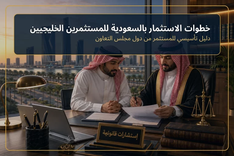 غلاف مقال خطوات الاستثمار بالسعودية للمستثمرين الخليجيين.