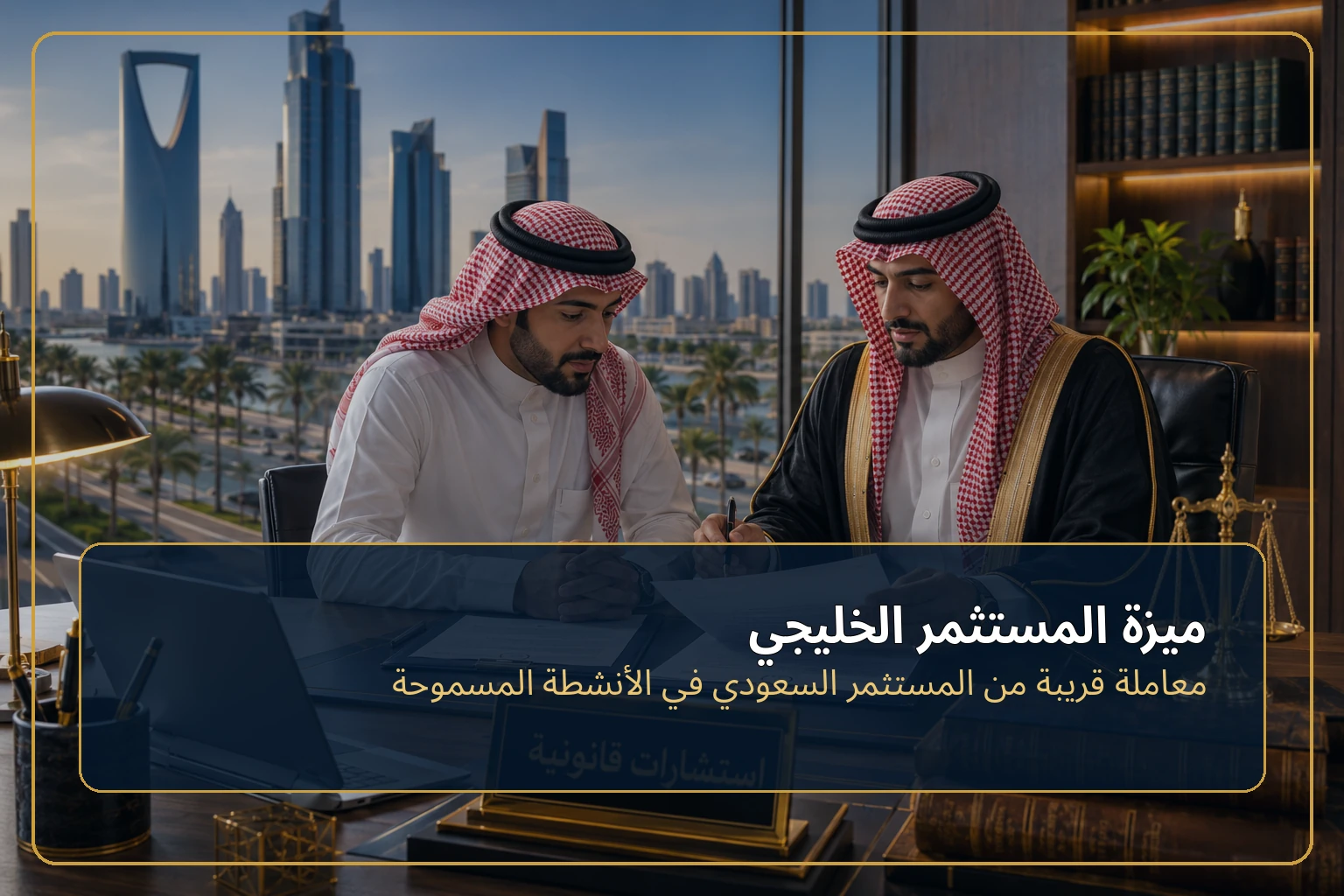 معاملة المستثمر الخليجي وخطوات التأسيس في السعودية.