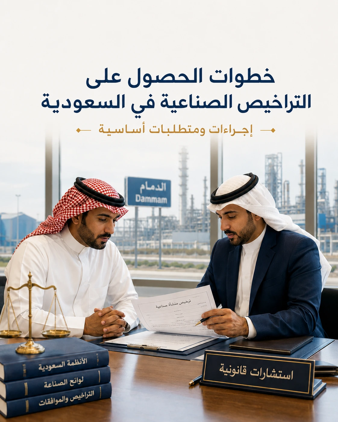 خطوات الحصول على التراخيص الصناعية في السعودية 1 غلاف مقال خطوات الحصول على التراخيص الصناعية في السعودية.