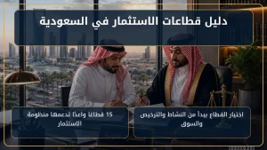 دليل قطاعات الاستثمار في السعودية 3 غلاف مقال دليل قطاعات الاستثمار في السعودية.