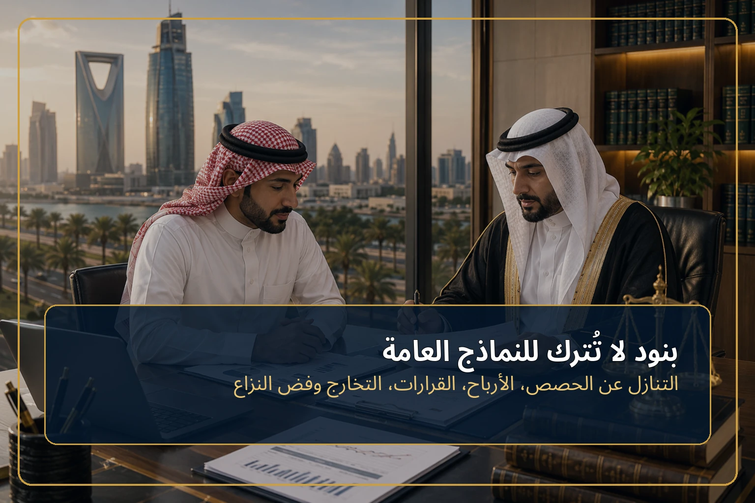 بنود متقدمة في عقد تأسيس شركة ذات مسؤولية محدودة.