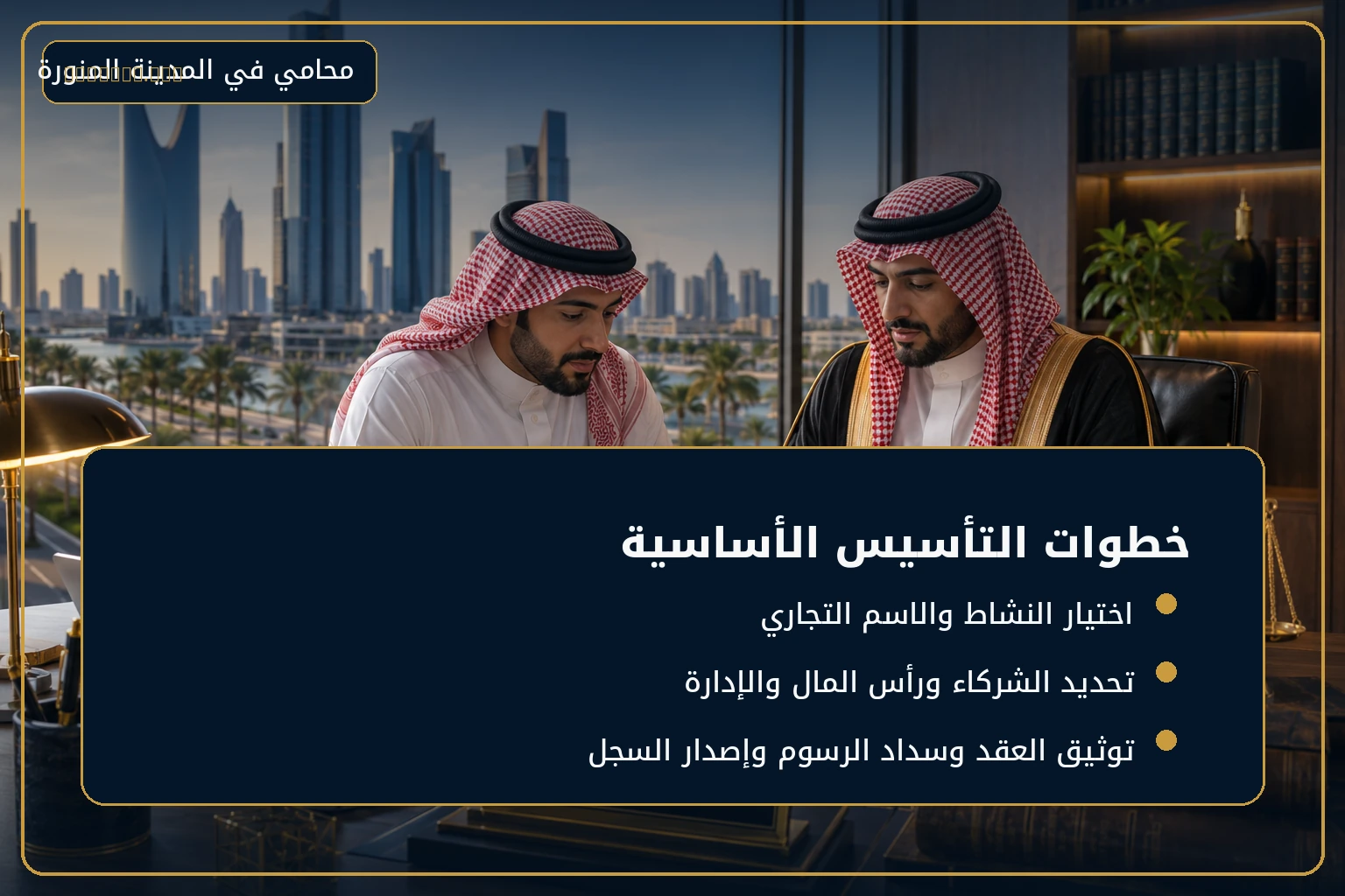 صورة توضيحية أولى لمقال دليل تأسيس شركة ذات مسؤولية محدودة في السعودية.