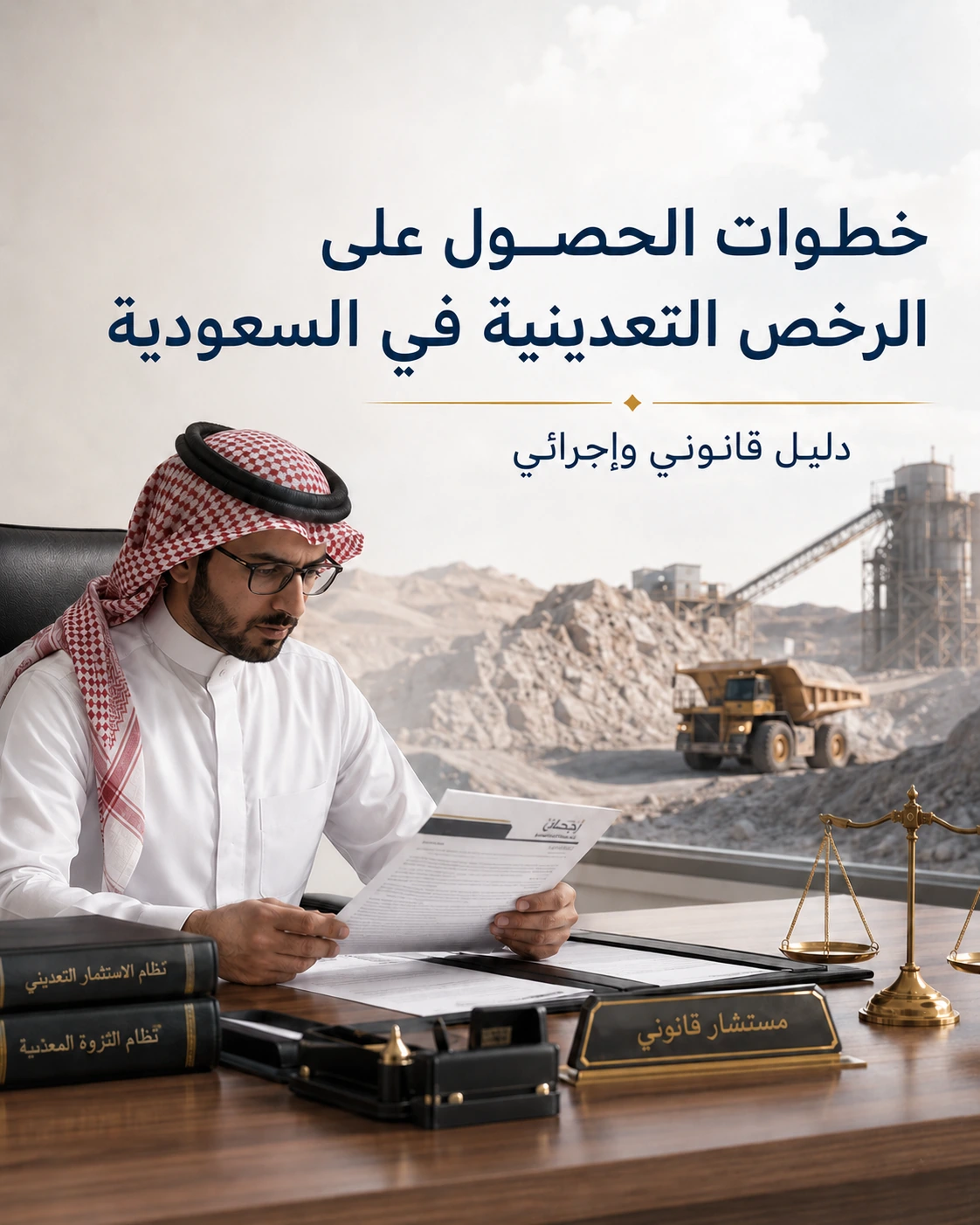 خطوات الحصول على الرخص التعدينية في السعودية 1 غلاف مقال خطوات الحصول على الرخص التعدينية في السعودية.