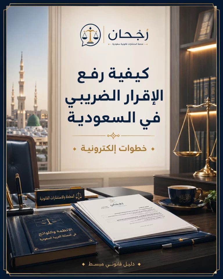 غلاف مقال كيفية رفع الإقرار الضريبي في السعودية بخطوات إلكترونية