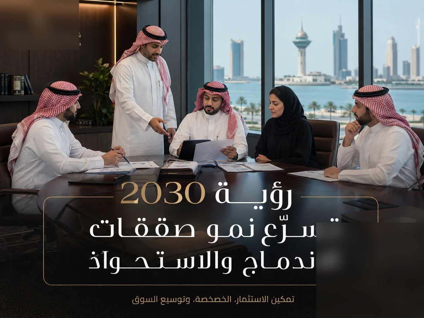 أثر رؤية 2030 على الاندماج والاستحواذ 2 رؤية 2030 تسرّع نمو صفقات الاندماج والاستحواذ