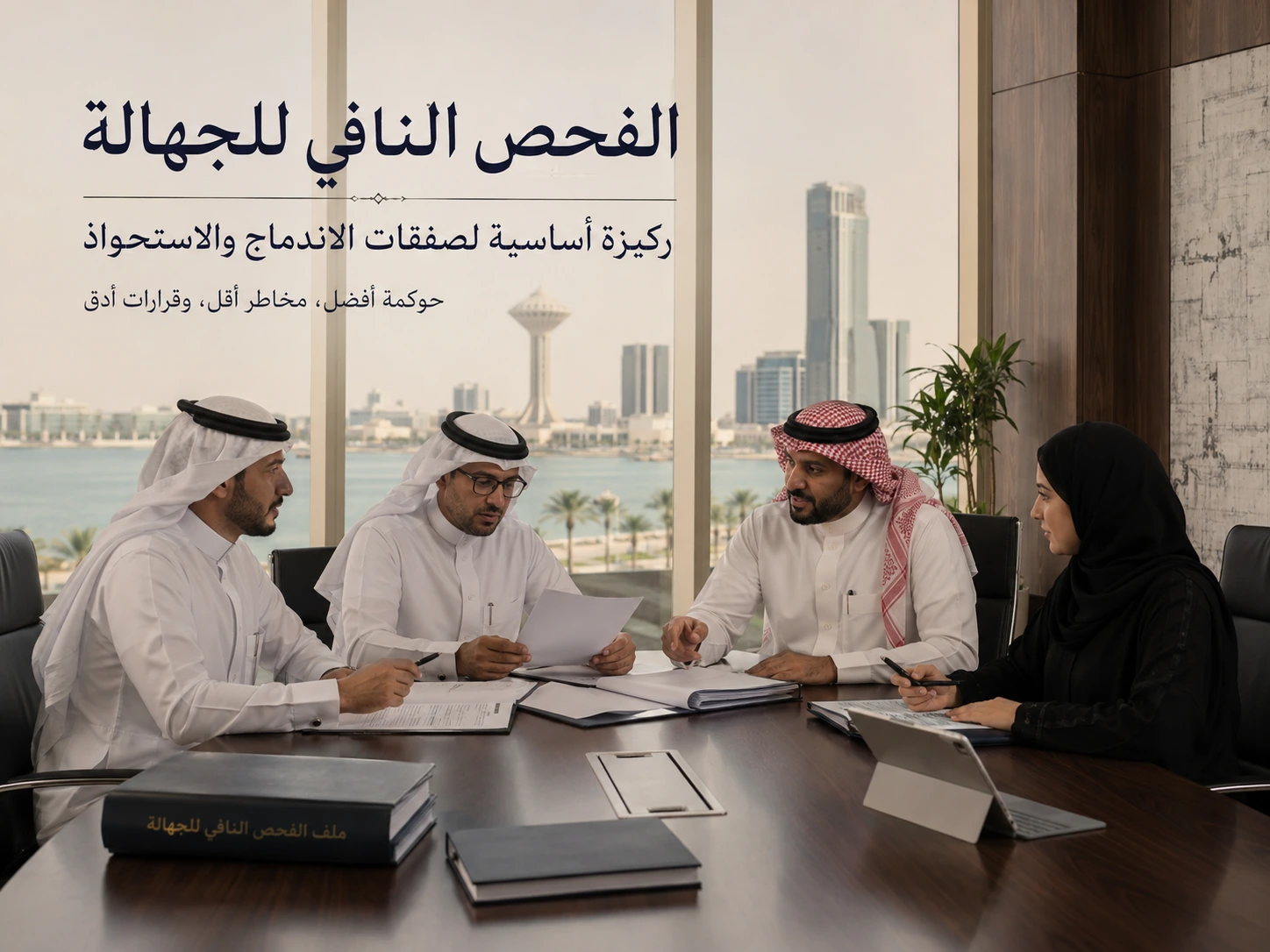 أثر رؤية 2030 على الاندماج والاستحواذ 3 الفحص النافي للجهالة ركيزة أساسية لصفقات الاندماج والاستحواذ