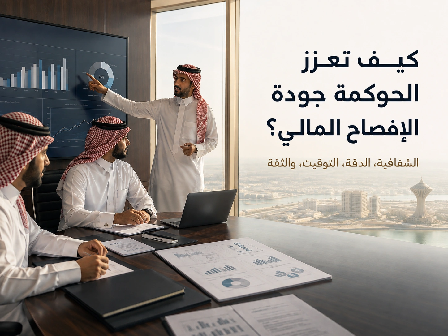 أثر الحوكمة على الإفصاح والتقارير المالية 3 حوكمة الإفصاح والرقابة على التقارير المالية