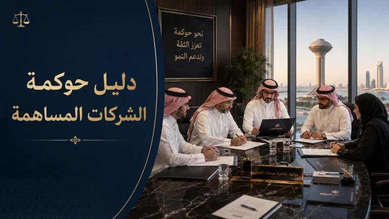 دليل حوكمة الشركات المساهمة