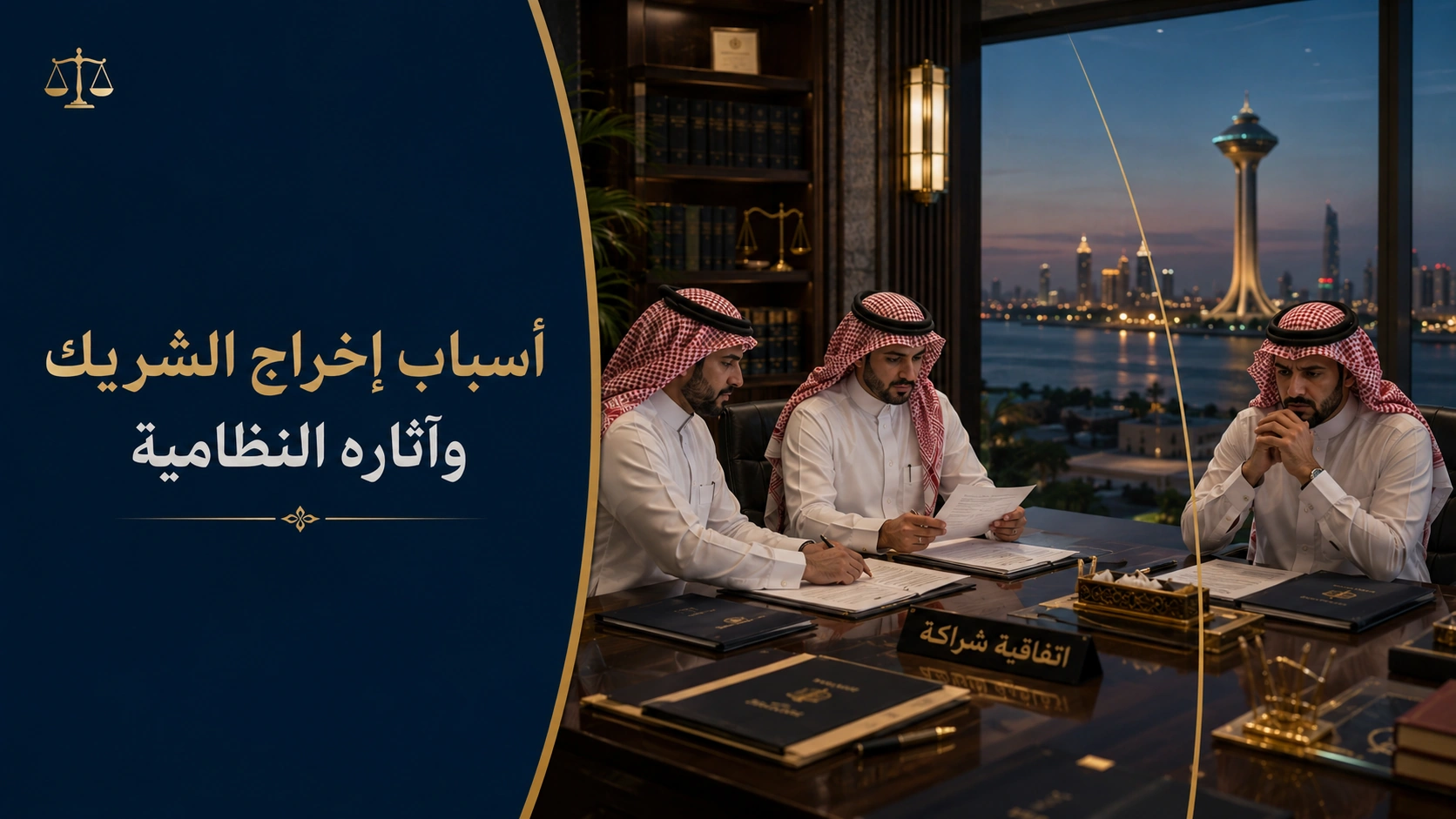 أسباب إخراج الشريك وآثاره النظامية