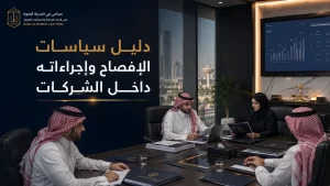 دليل سياسات الإفصاح وإجراءاته داخل الشركات 2 دليل سياسات الإفصاح وإجراءاته داخل الشركات