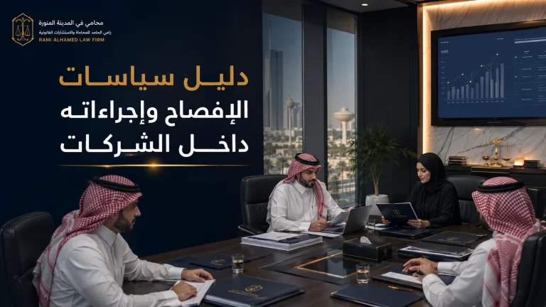دليل سياسات الإفصاح وإجراءاته داخل الشركات