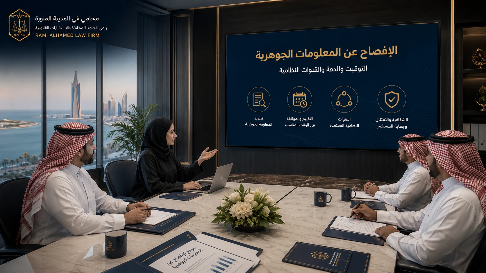 الإفصاح عن المعلومات الجوهرية