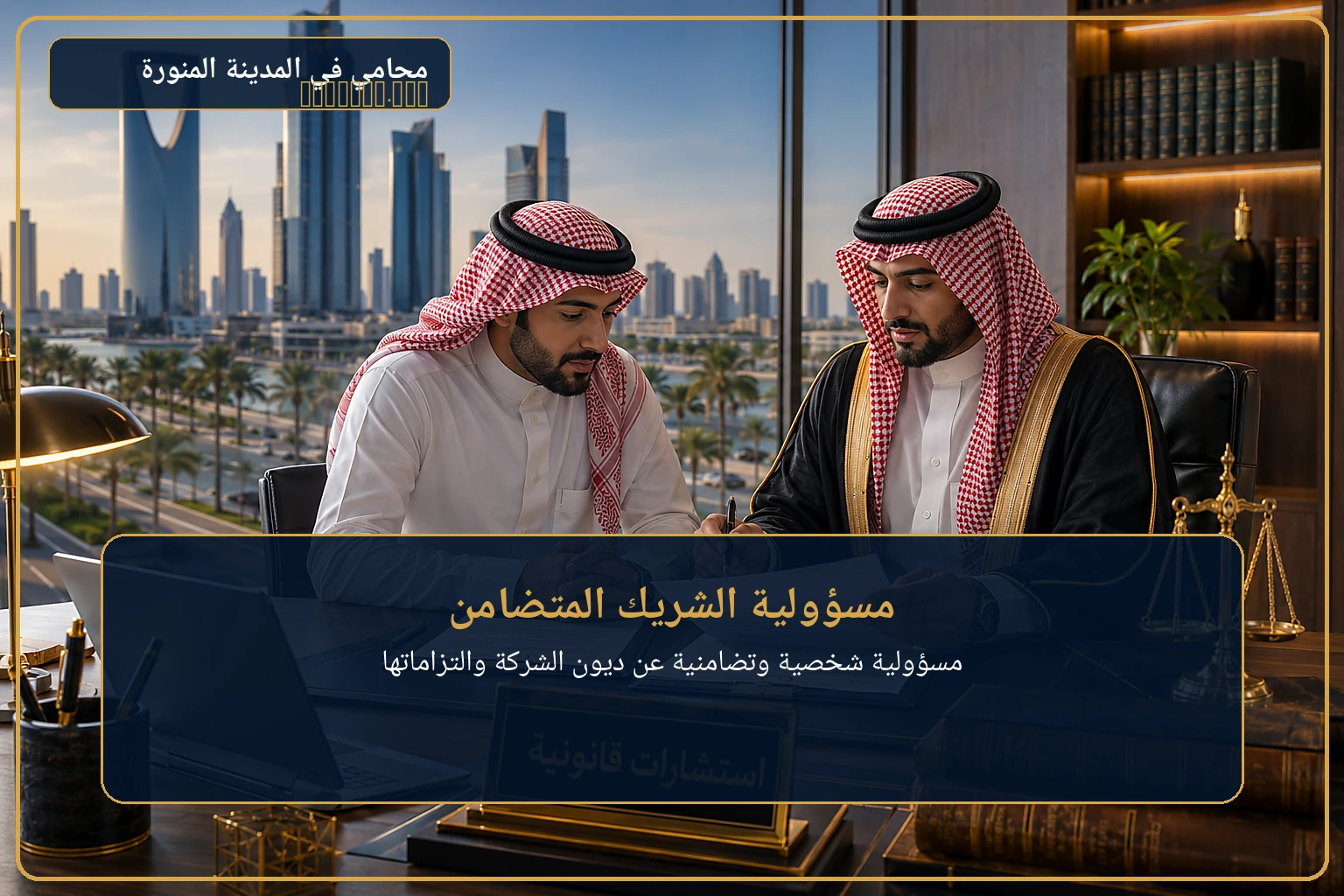 دليل تأسيس شركة التضامن في السعودية 2 مسؤولية الشريك المتضامن في السعودية.