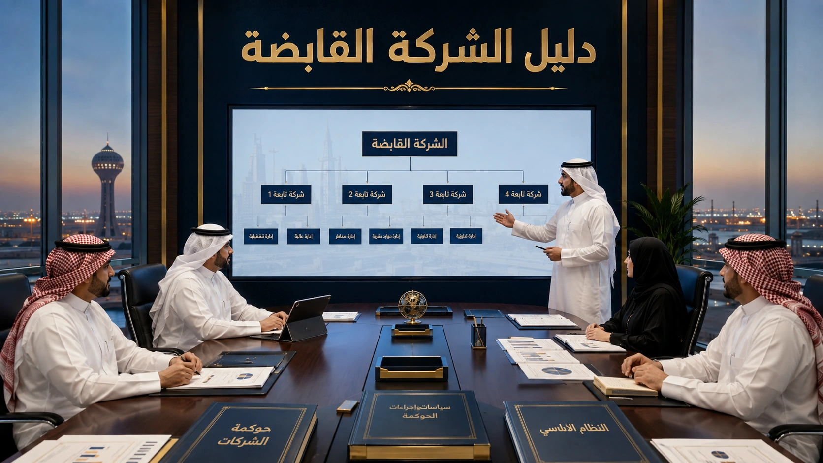 دليل الشركة القابضة 1 دليل الشركة القابضة