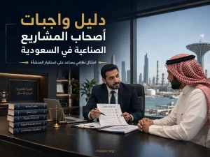 دليل واجبات أصحاب المشاريع الصناعية في السعودية 2 industrial cover