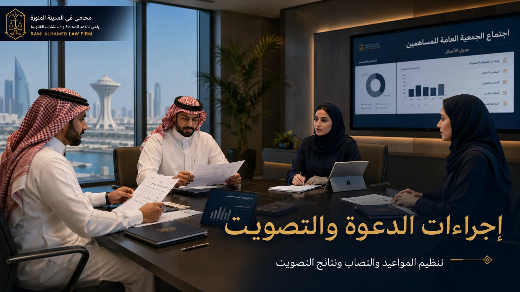 إجراءات الدعوة والتصويت في جمعيات المساهمين