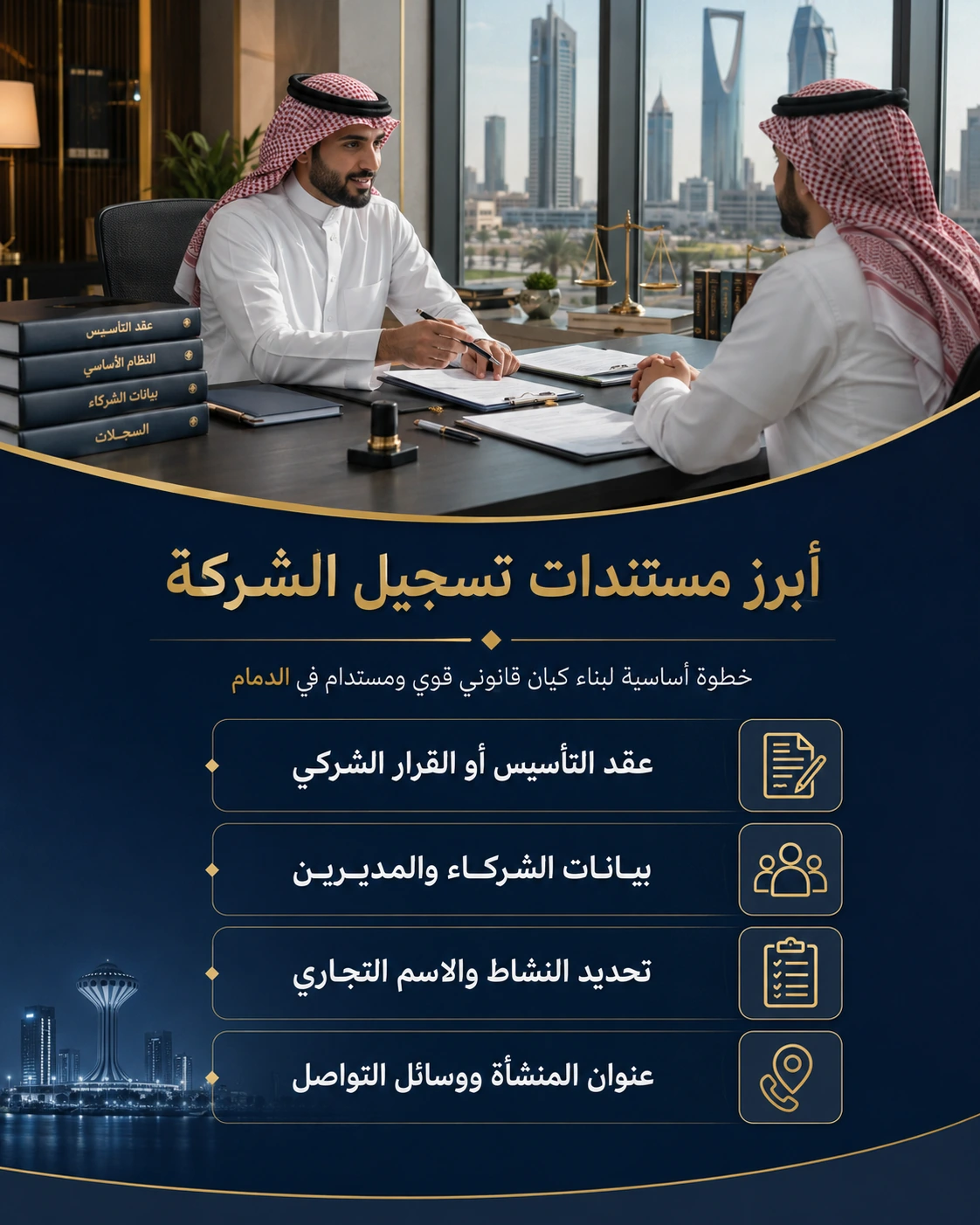 مستندات تسجيل شركة لدى وزارة التجارة 2 مستندات تسجيل الشركة في السعودية