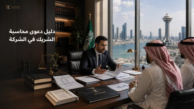 دليل دعوى محاسبة الشريك في الشركة