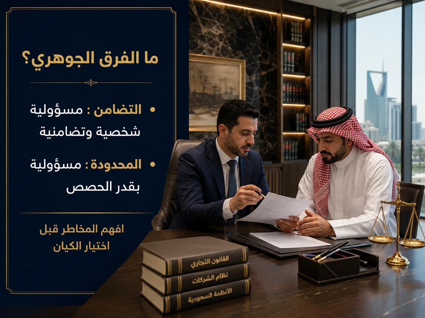 شركة التضامن أم الشركة ذات المسؤولية المحدودة 2 الفروق الجوهرية في المسؤولية بين شركة التضامن والشركة المحدودة