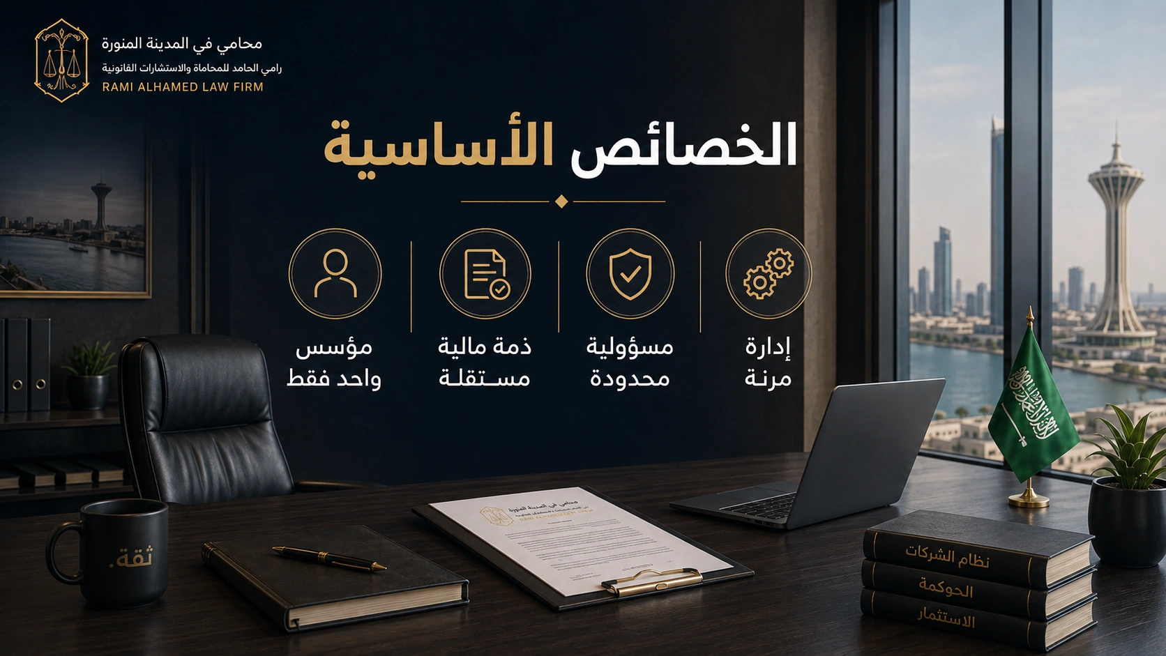 الخصائص الرئيسية لشركة المساهمة المبسطة لشخص واحد