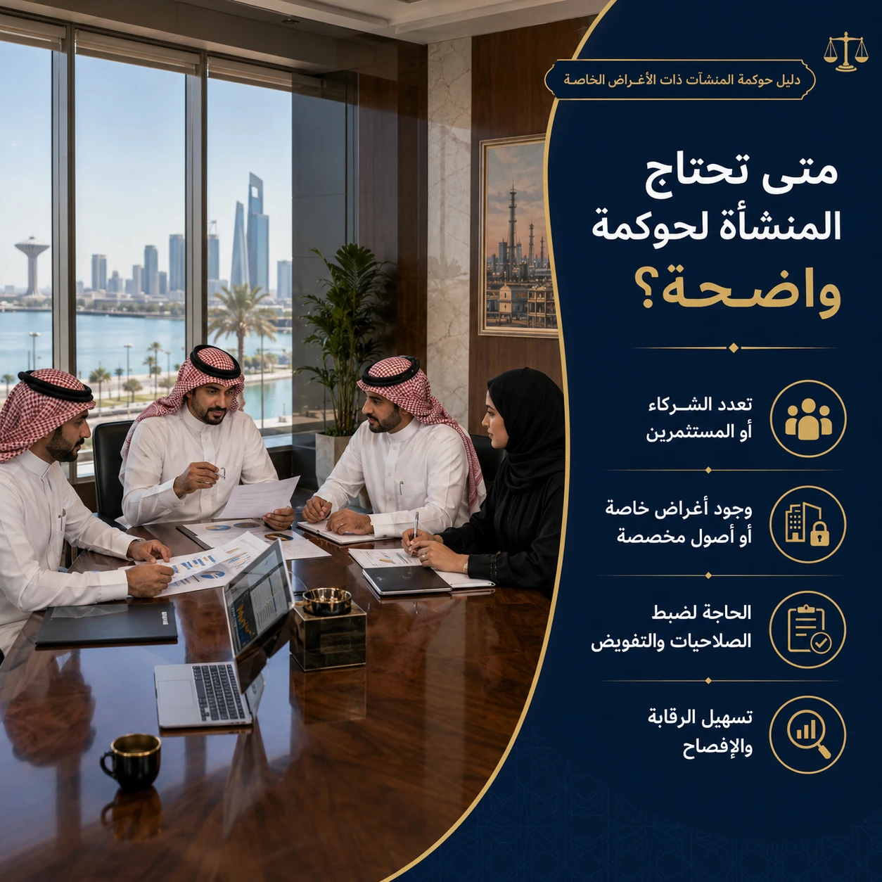 متى تحتاج المنشأة ذات الغرض الخاص إلى حوكمة واضحة